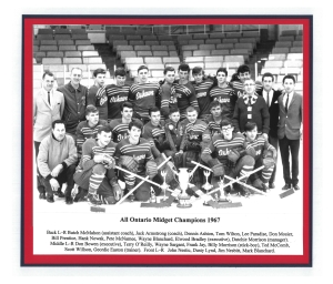 1966-67 Oshawa Midget Boys' All Star Hockey Team